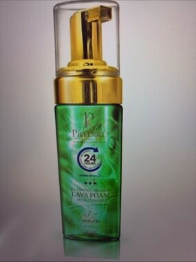 Predire Lava Foam Facial Cleanser - Green & Gold Bottle